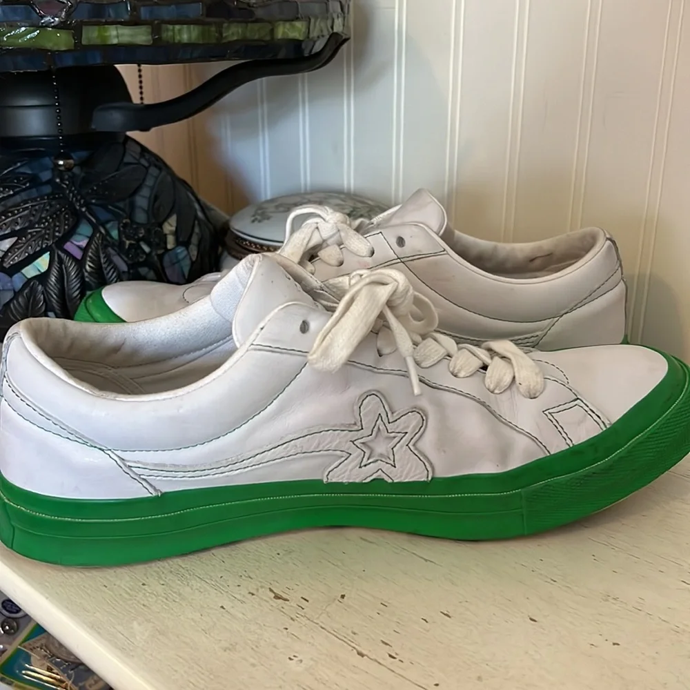 Converse One Star Golf Le Fleur green white size 12 euro shoes sneakers - Picture 5 of 9
